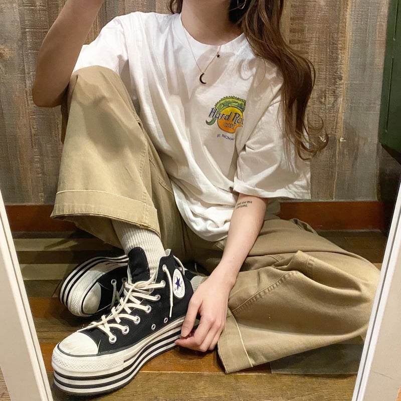 Hard Rock cafe 両面プリントTシャツ カメレオン | CUSTOM FEVER