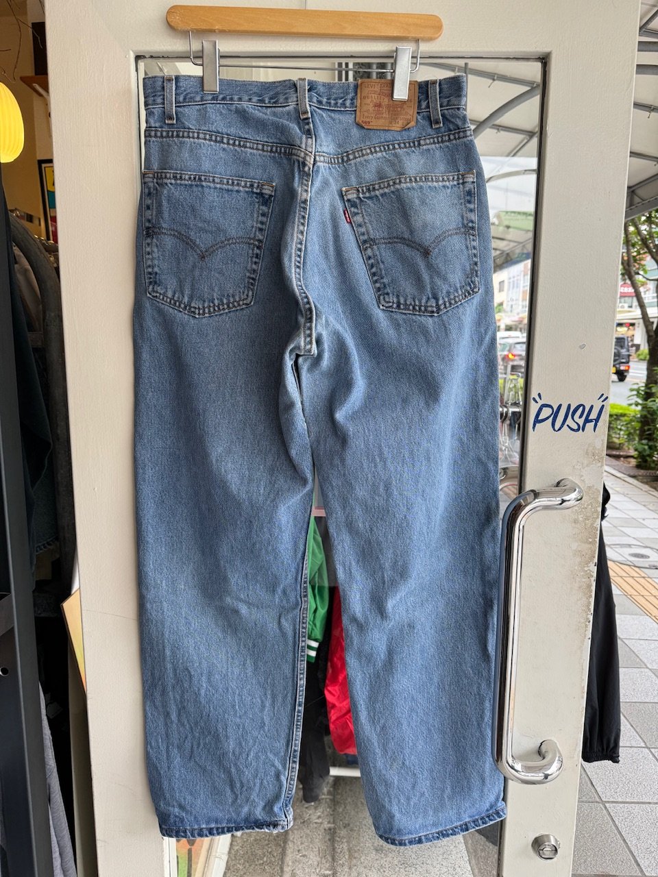リーバイス 569 90s USA製 usa levi's w35 90s USA製 Levi'sリーバイス 569 ブラック デニムパンツ w34 L30