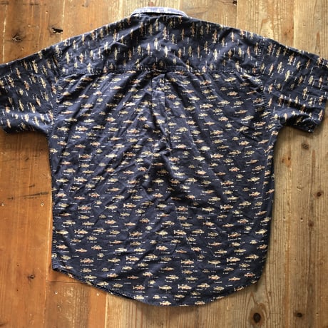 CHAPS RALPHLAUREN 魚柄シャツ
