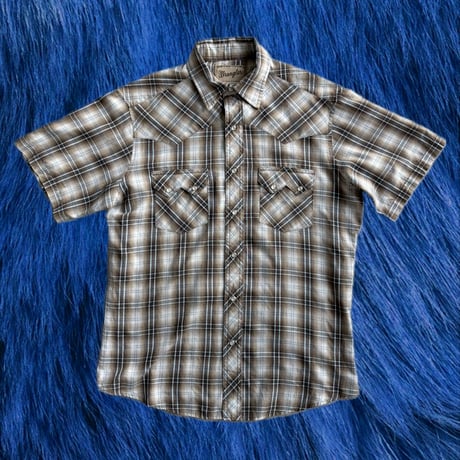Wrangler チェック柄ウエスタンシャツ