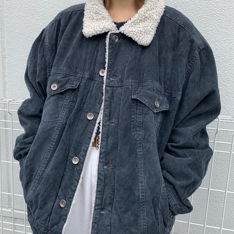 コーデュロイボアジャケット