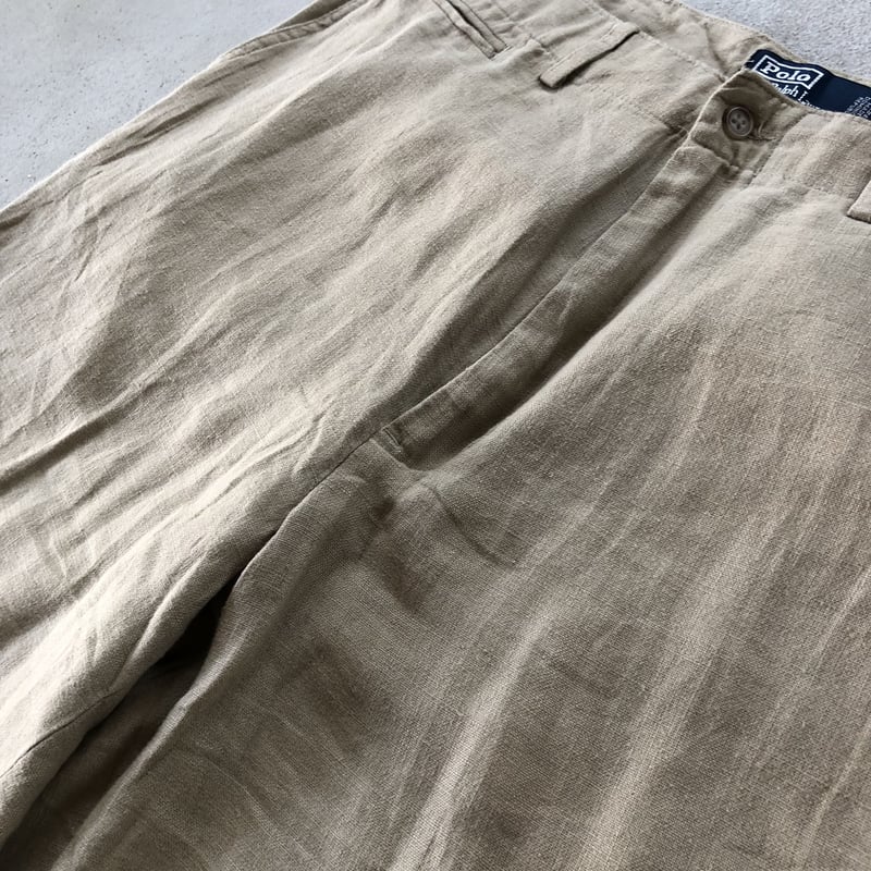 Polo by Ralph Lauren リネンスラックス W34×L30 | CUSTOM Polo by Ralph Lauren リネンスラックス W34×L30 | CUSTOM