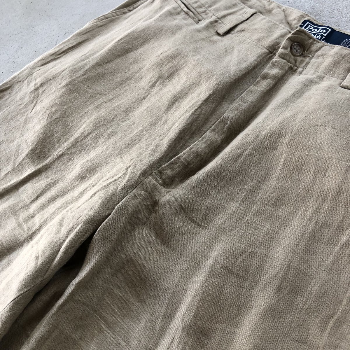 Polo by Ralph Lauren リネンスラックス W34×L30 | CUSTOM Polo by Ralph Lauren リネンスラックス W34×L30 | CUSTOM