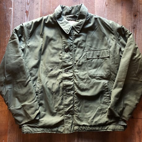 Military US.NAVY デッキジャケットA-2
