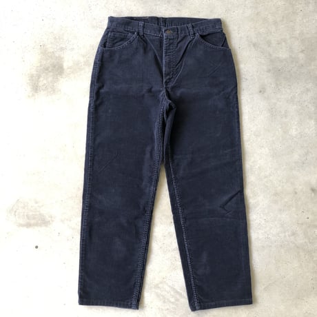 90's〜ROEBUCKS コーデュロイパンツ W32×L30 ネイビー