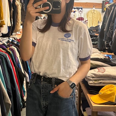 USA製 80〜90s リンガーT