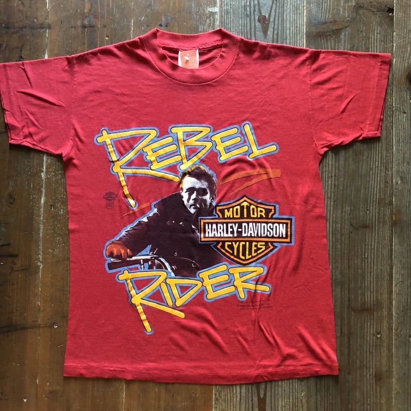 80's ヴィンテージ ハーレー ジェームスディーン Tシャツ フェード 黒 80's ヴィンテージ ハーレー ジェームスディーン Tシャツ フェード 黒