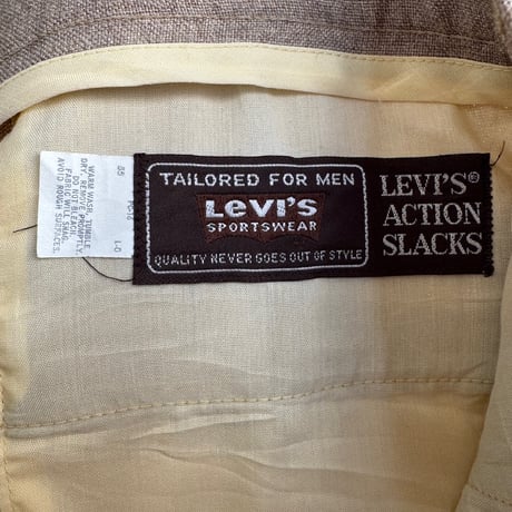 80's Levi's〝Action Slacks〟ベージュ