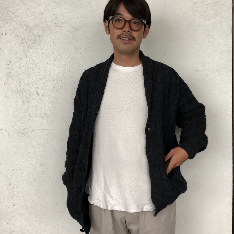 arancrafts フィッシャーマンショールカラーカーディガン | CUSTOM FEVER