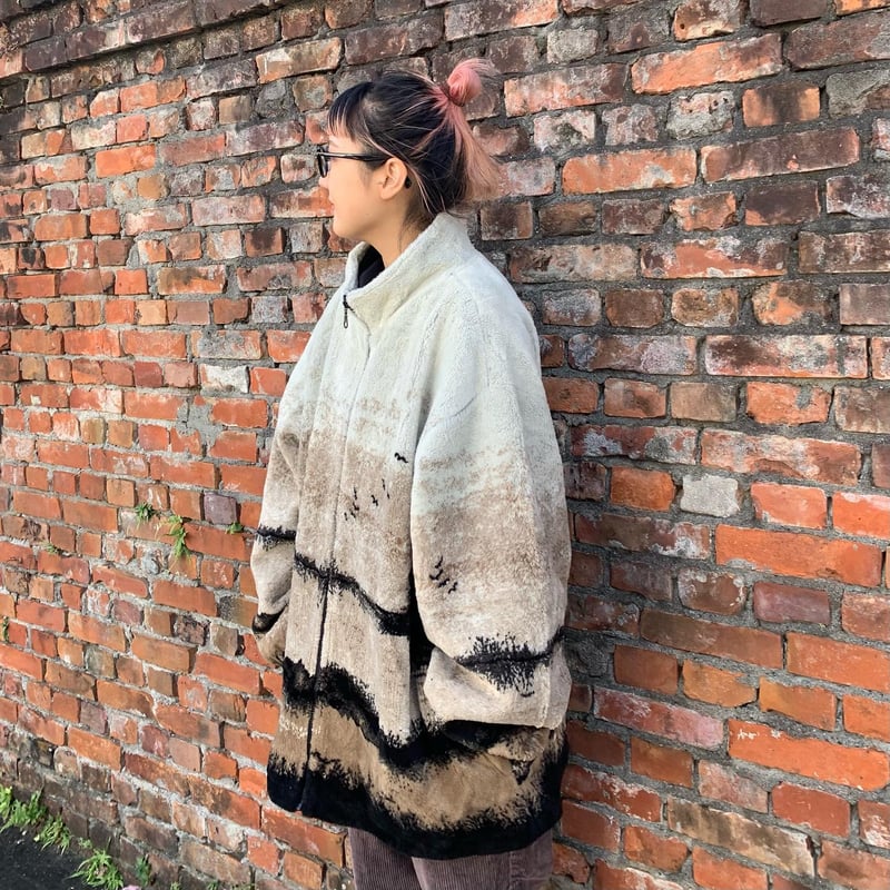 総柄ボアジャケット | CUSTOM FEVER