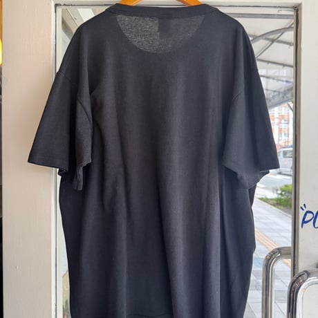 80's Russell スカルプリントTシャツ XL