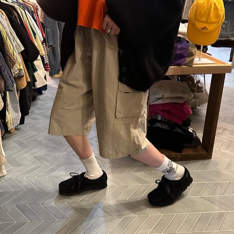 クロップド丈ハーフパンツ