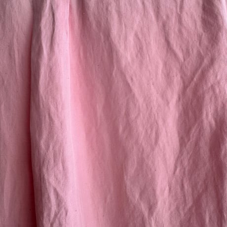 90's Ralph Lauren 半袖シルクリネン混無地シャツ S