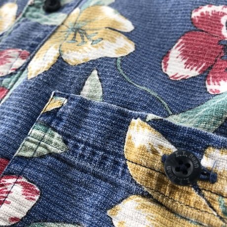 90's L.L.Bean〝COOL WEAVE〟ハワイアンシャツ