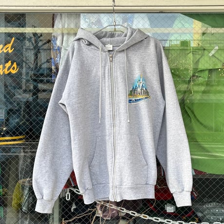Hanes Disney 両面プリントジップパーカー
