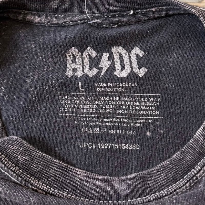 AC/DC ツアーTシャツ | CUSTOM FEVER