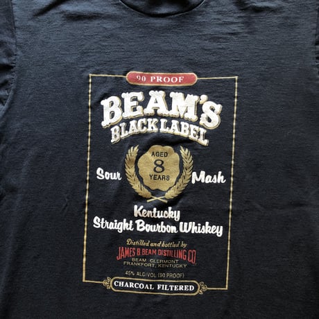 〜90's JAMES B.BEAM バーボン、ウィスキーTシャツ