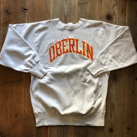 90'sUSA製OBERLINチャンピオンリバースウィーブ XL