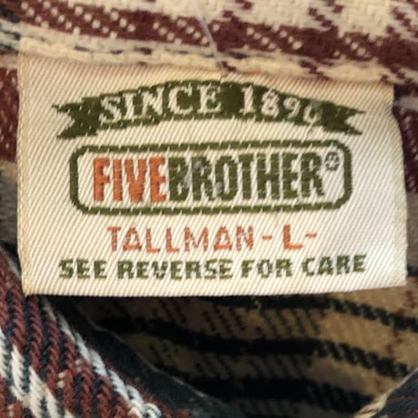 FIVE BROTHER ヘビーネルTALLMAN L②
