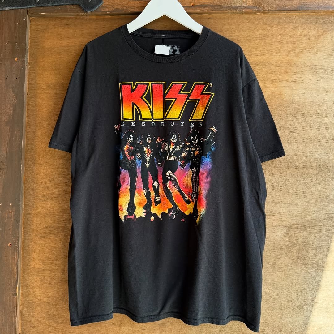 KISS Tシャツ KISS プリントTシャツ | CUSTOM FEVER