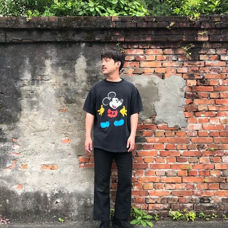 90年代ミッキープリントTシャツ