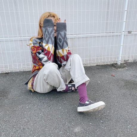 ボタンレスビッグカーディガン