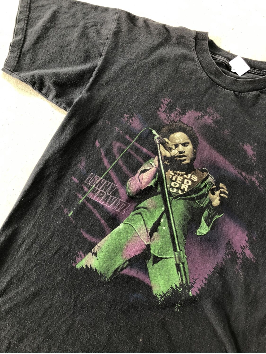 Lenny Kravitz ￼WORLD TOUR 1998 Tシャツ 古着 90's レニー・クラヴィッツ Lenny Kravitz & The Black