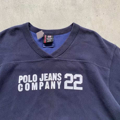USA製POLO JEANS COMPANY フットボールT