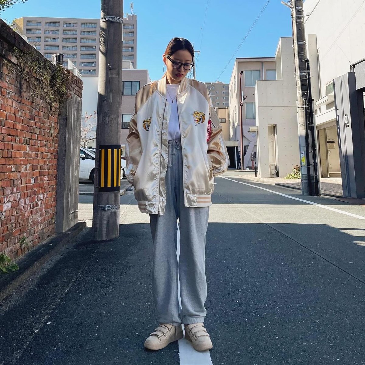 MAN WITH A MISSION リバーシブルスカジャン ブラック Y's - Y's REVERSIBLE JACKET （BLACK） / リバーシブル