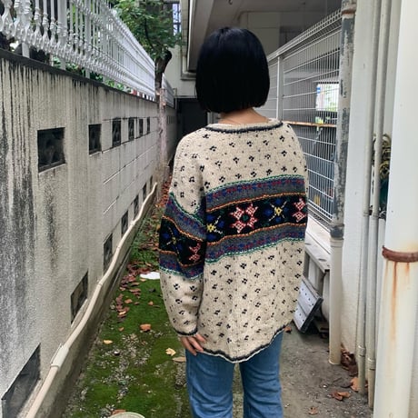 HAND KNITノルディックニット