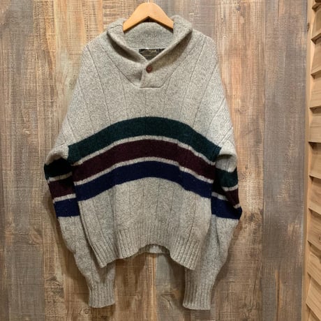 USA製Eddie Bauerショールカラーニット