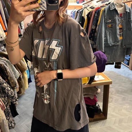 KISSダメージTシャツ