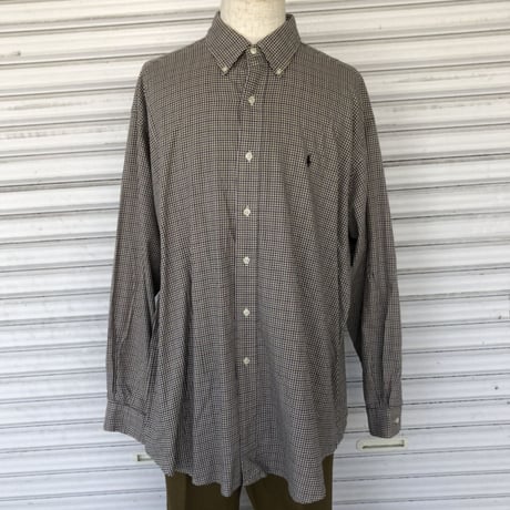 Ralph Lauren長袖チェックシャツ BLAKE