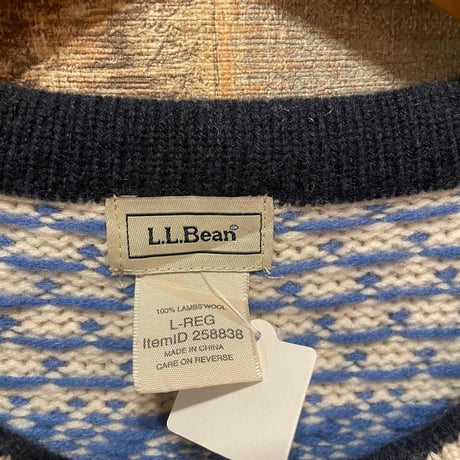 L.L.Beanチロルカーディガン