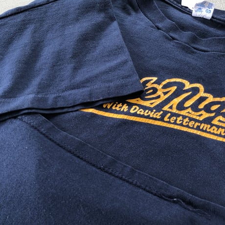 80年代Late Night with David LettermanチャンピオンTシャツ XL