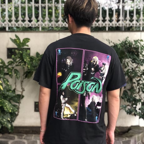 80's POISON バンドTシャツ XL
