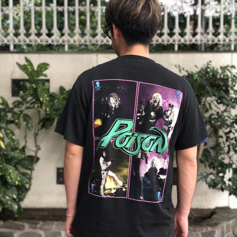 80's POISON バンドTシャツ XL | CUSTOM FEVER