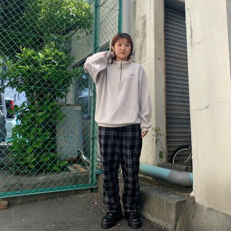 USA製パイルハーフジップPO