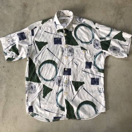 HAUPT 総柄半袖シャツ  L