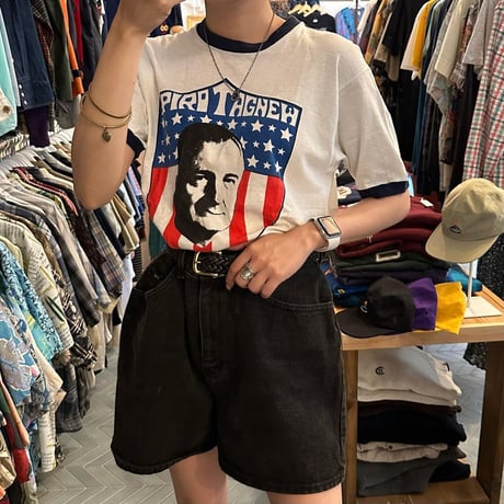 70年代リンガープリントTシャツ