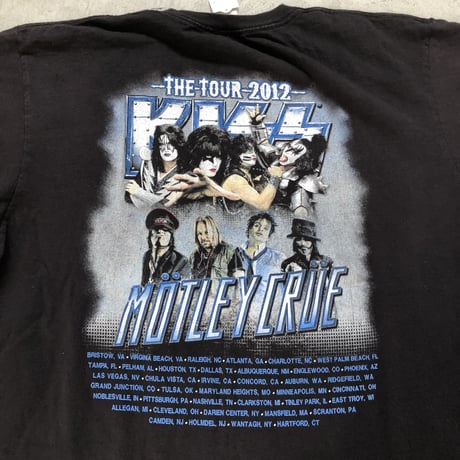KISS & MOTLEY CRUEバンドTシャツ