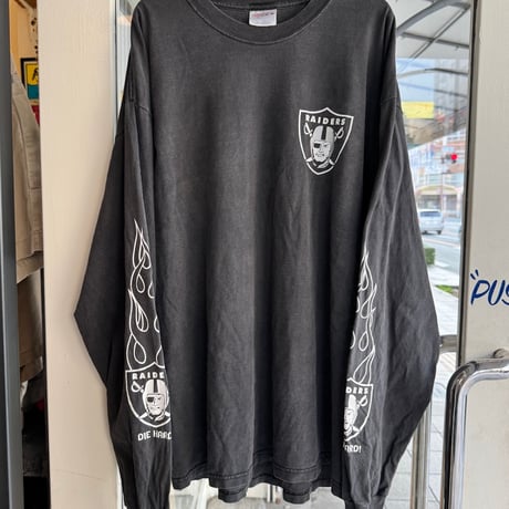 〜00's RAIDERS 袖プリントロンT