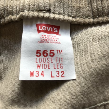 未使用90's Levi'sコーデュロイワイドパンツ