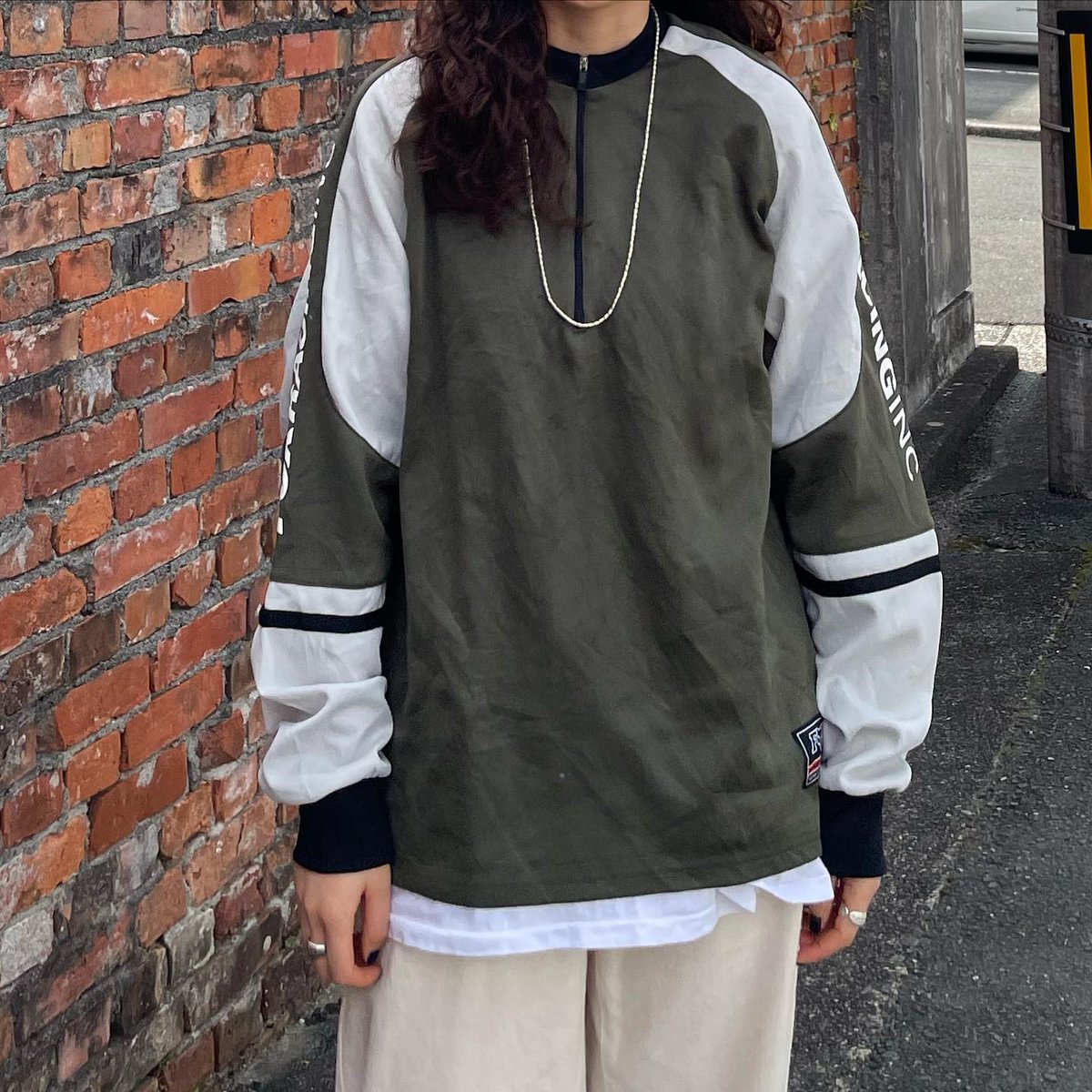 超希少　フォックスレーシング　ハーフジップ半袖トップ　モトクロス　サイクリング fit=scale-down,w=1200