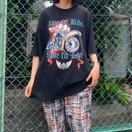 バイクプリントTシャツ