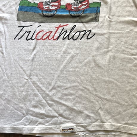 Kliban cat Tシャツ〝TRI CAT HLON〟