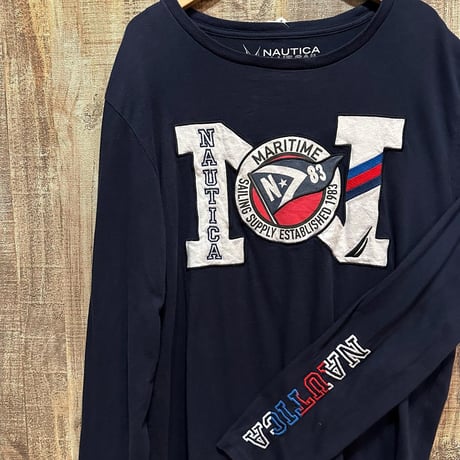 NAUTICA ワッペンTシャツ