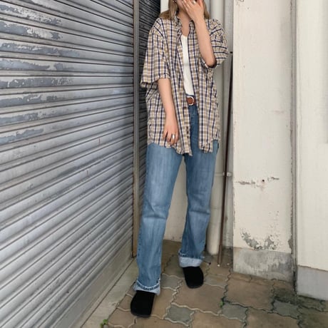 carharttチェックシャツ