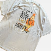 80's Hunting JokeプリントTシャツ XL