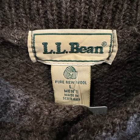 スコットランド製 L.L.Bean ノルディックニットセーター